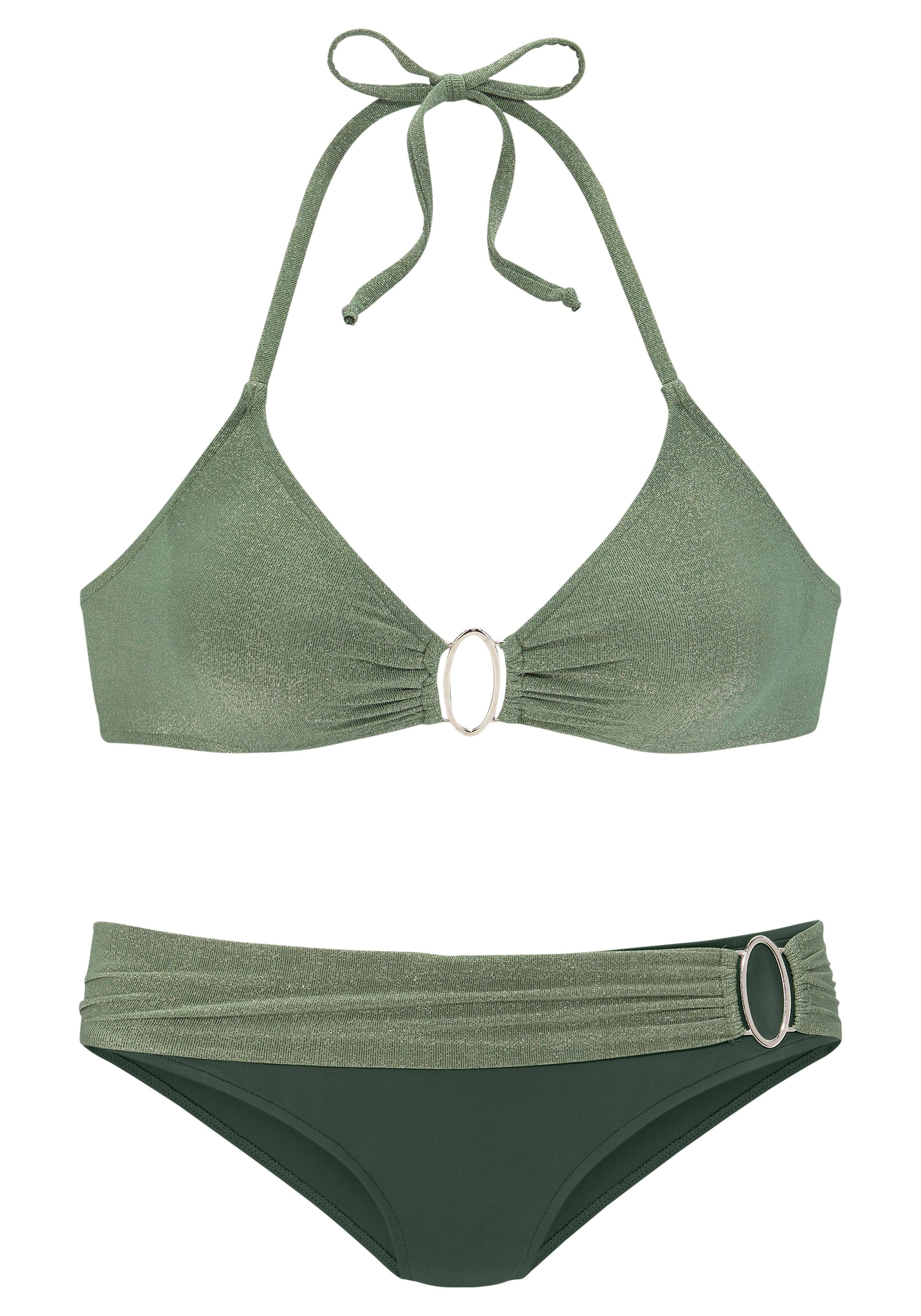 JETTE Bikini verde / oliva — qué bañador o bikini de mujer te favorece en 2026 y cómo encontrarlo por foto
