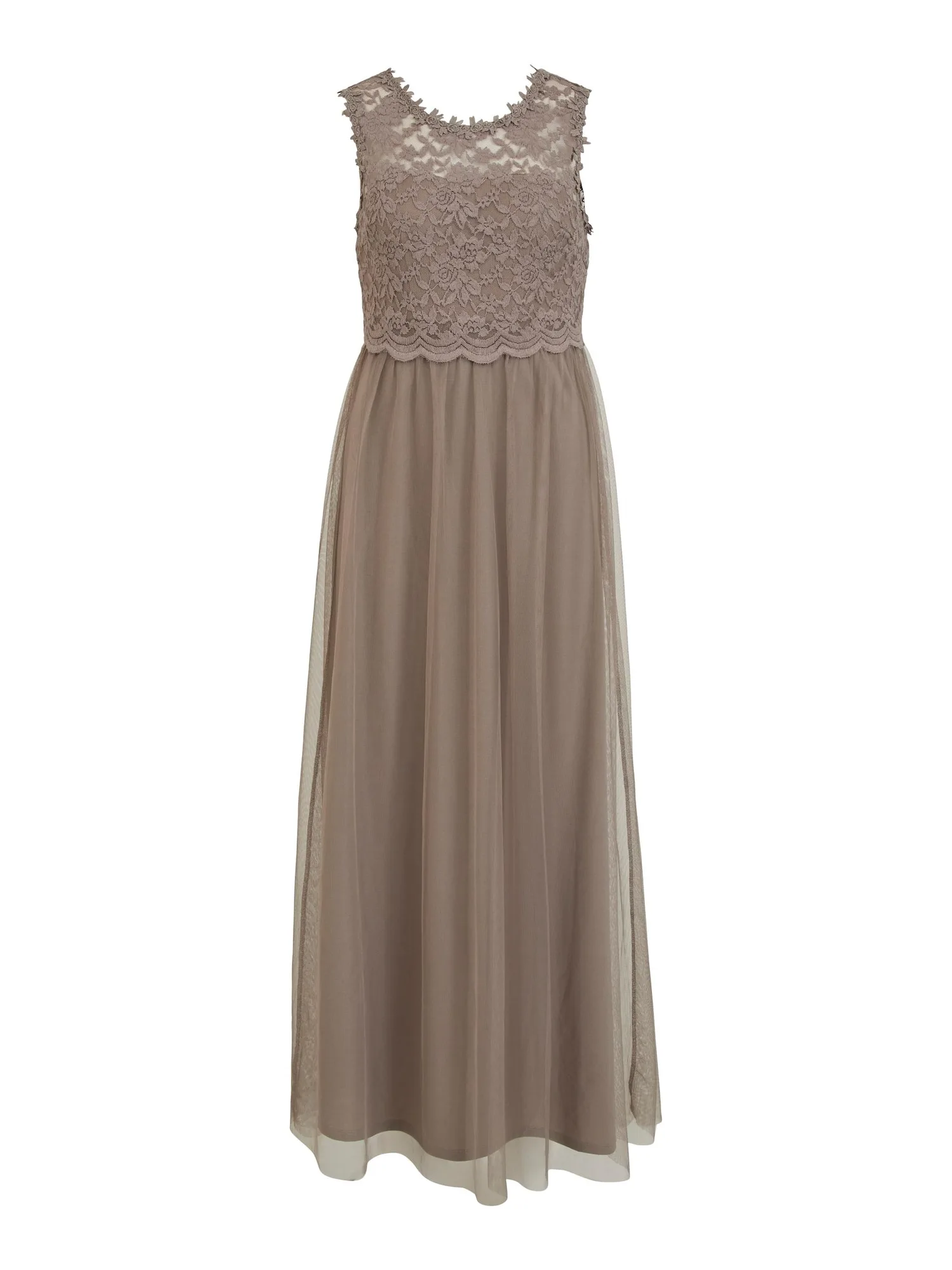 VILA Vestido de noche 'VILynnea' taupe — alternativa para invitada de boda