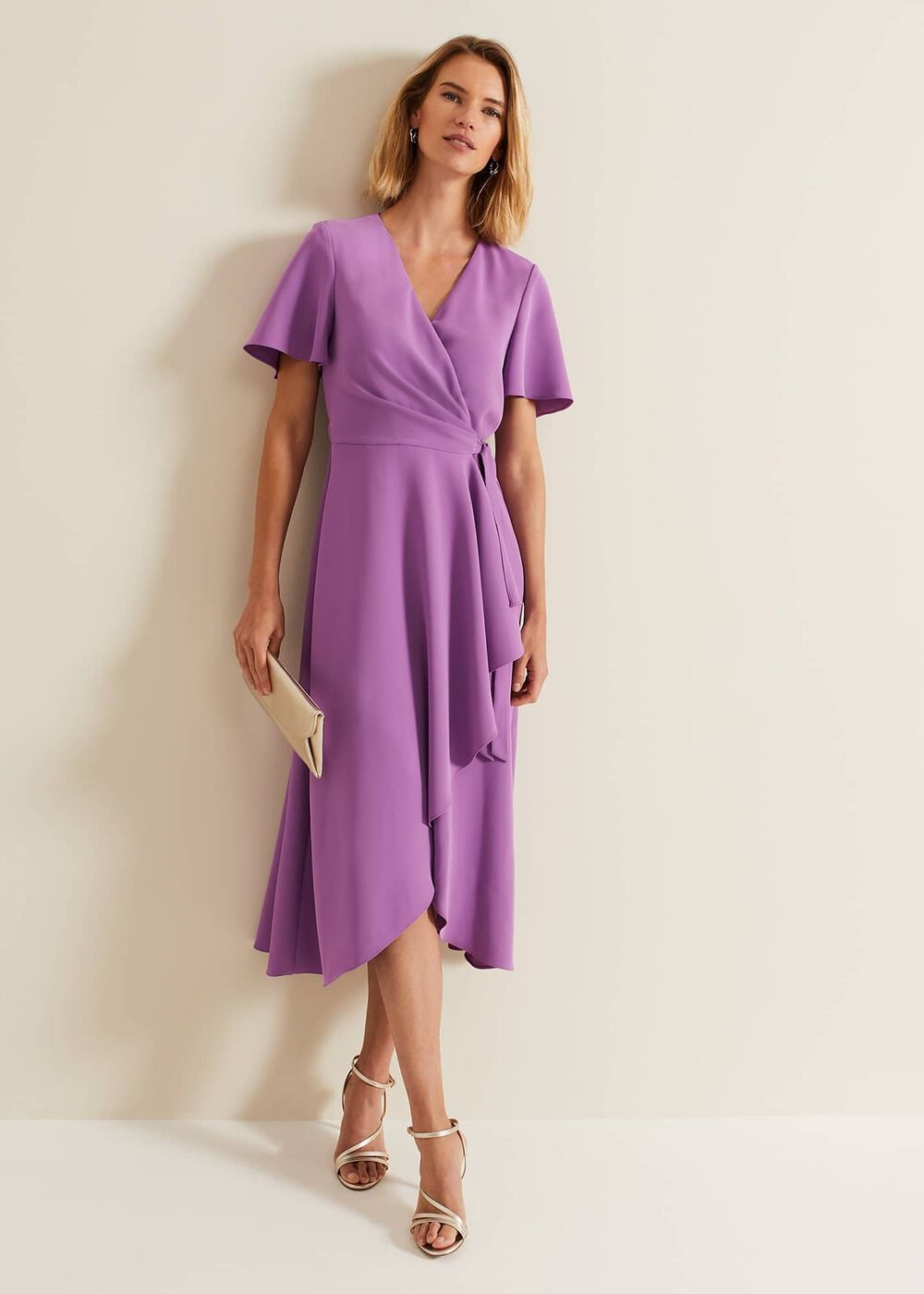 Julissa Frill Wrap Dress — wrap dress for an hourglass figure