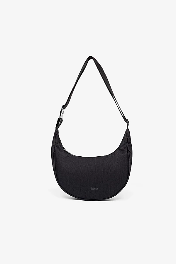 Lefrik Lua Crescent Shoulder Bag in Black, Women's at Urban Outfitters