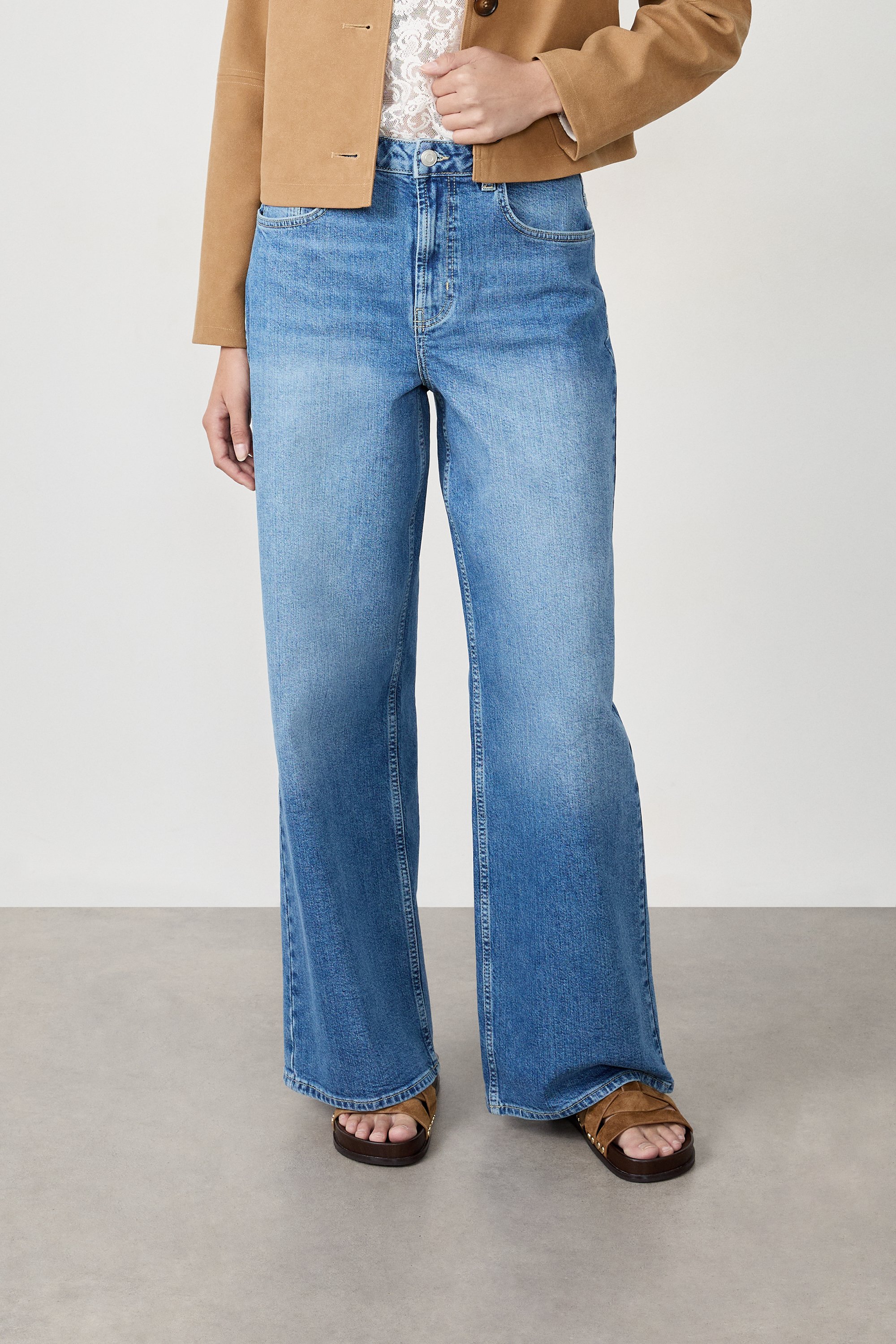 Jean large en coton — comment composer un look parisien et trouver les pièces du vestiaire parisien