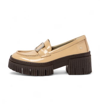 Art para mujer. 1137211KH003_082 Zapatos de Piel 1372 York beige (36), 3 a 5cm, Ninguno, Casual, Clásico