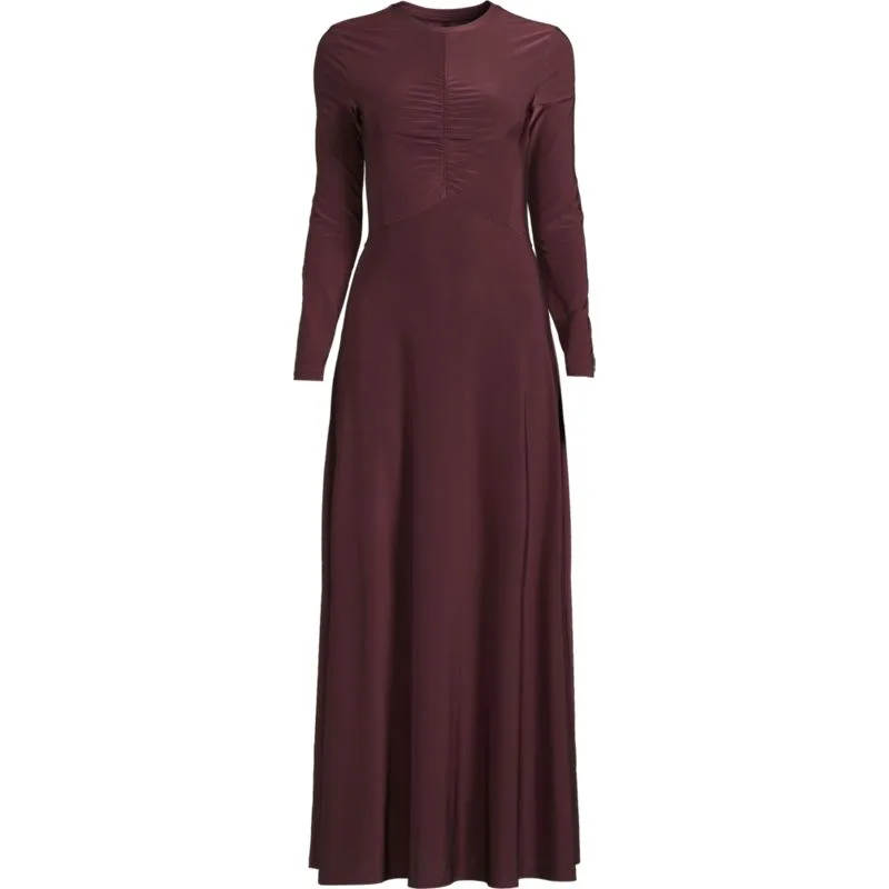 Bodycon-Maxikleid, Damen, Größe:L regular, Rot, Polyester-Mischung, by Lands' End — Hochzeitsgast Outfit