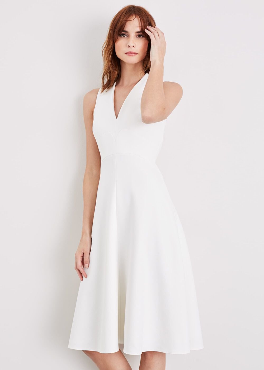 Maralina Fit And Flare Dress — A-line dress for a pear-shaped figure
