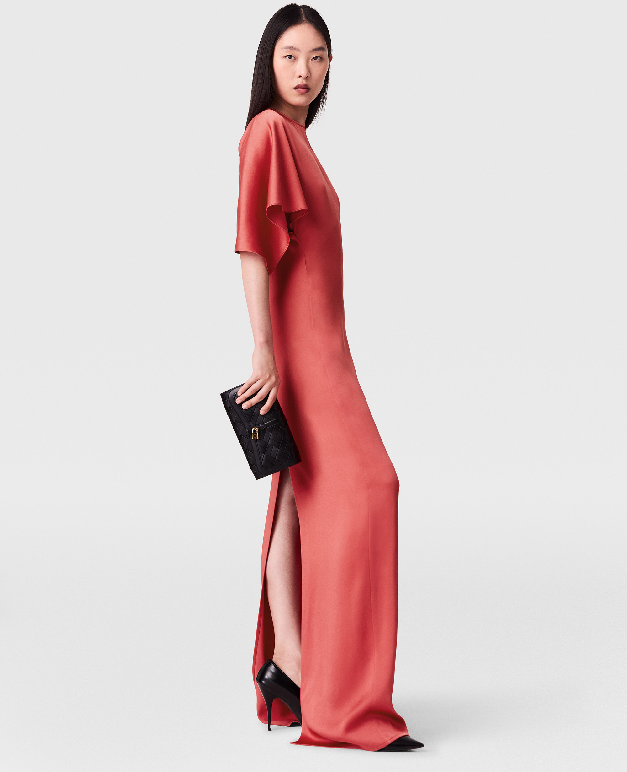 Stella McCartney - Handkerchief Sleeve Satin Dress, , Größe: 40 — Alternative zum Look von Hong Hae-in aus Queen of Tears