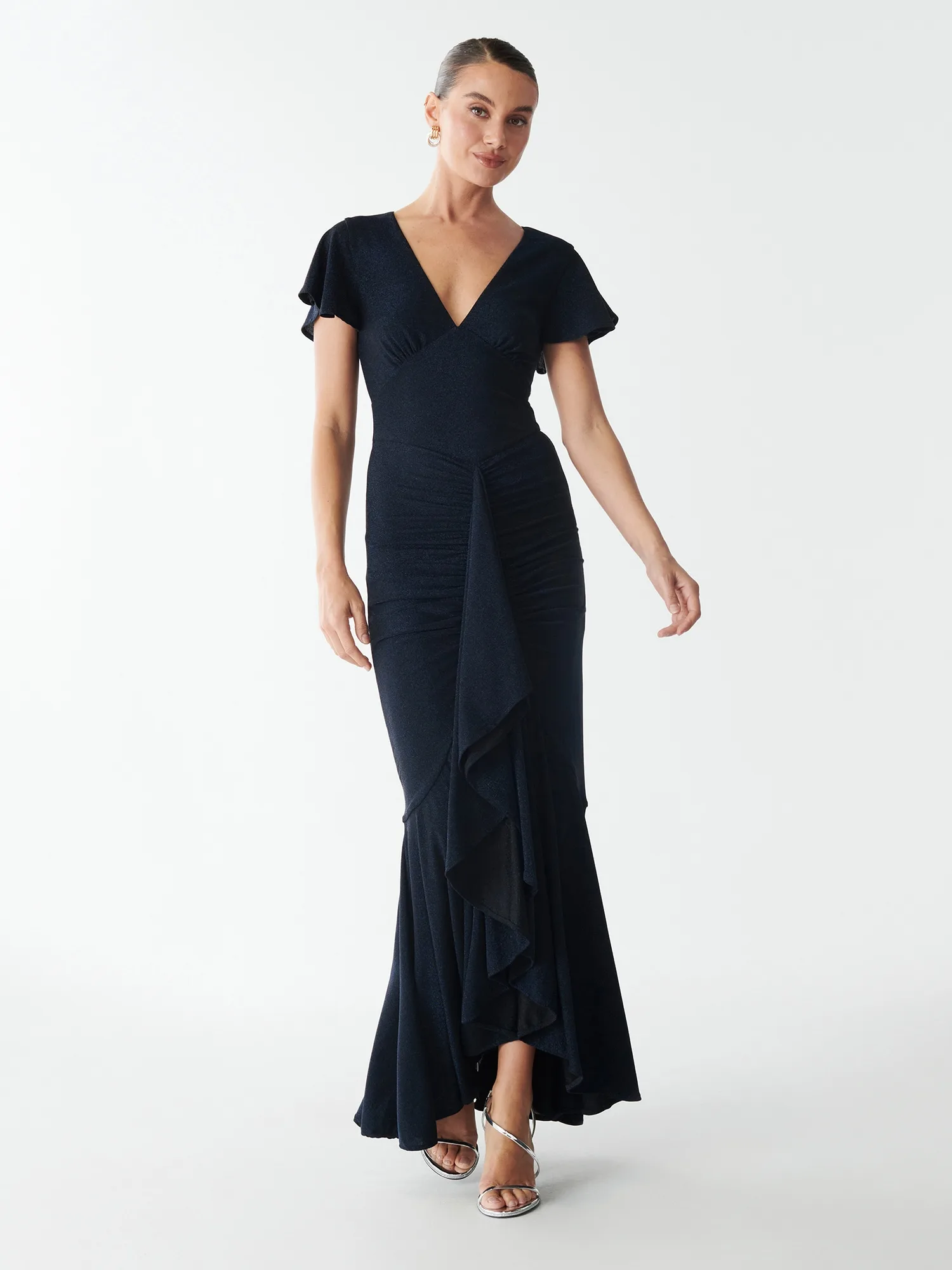Sável Vestido 'Zaria' navy — alternativa al look de Mugler de Chappell Roan en los Grammy 2026