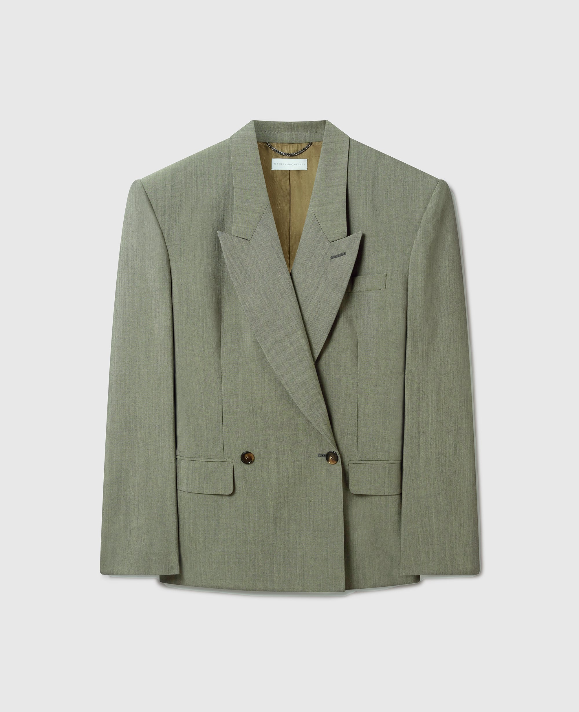 Stella McCartney - Veste tropicale cintree a double boutonnage, , Taille: 40