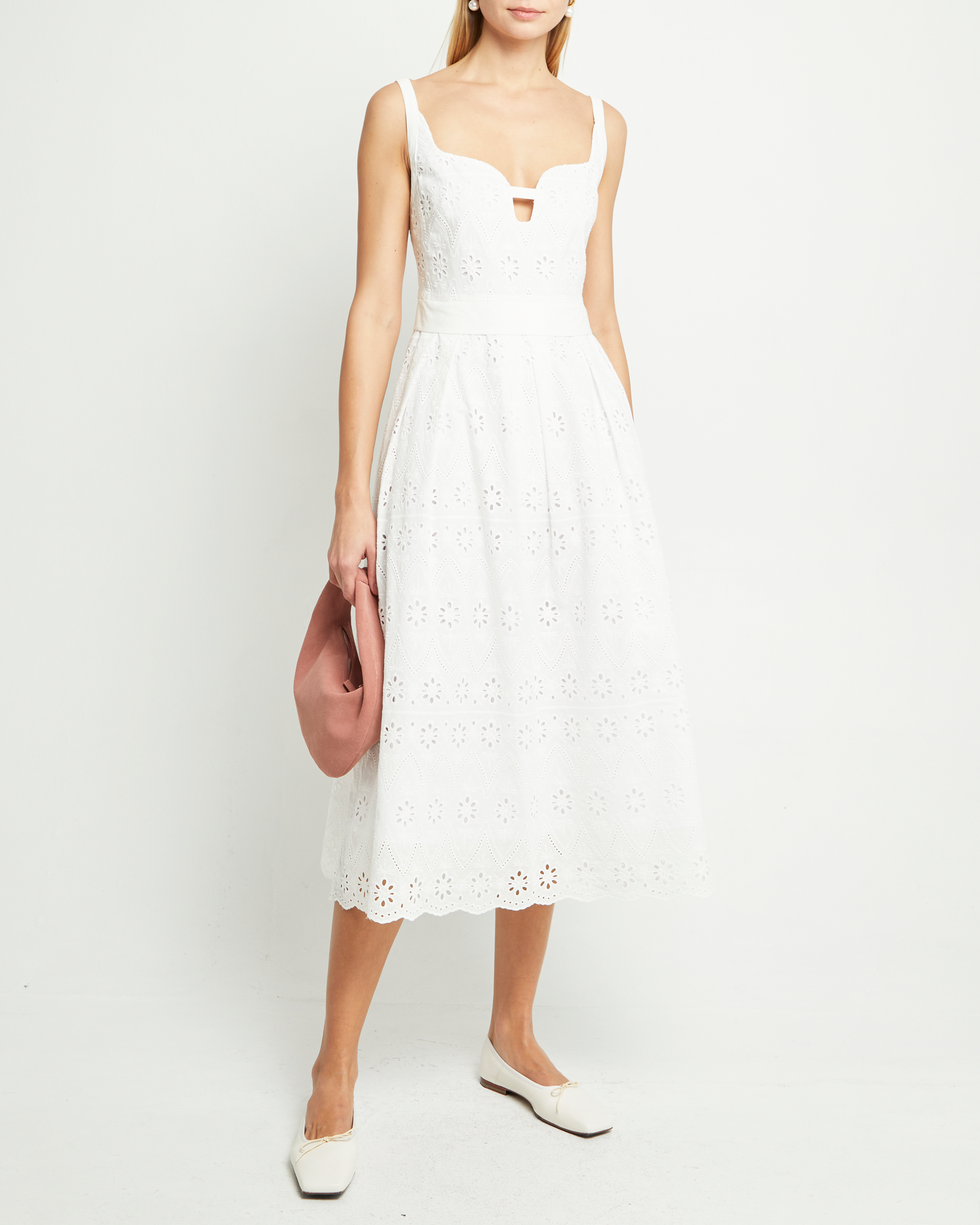 Tomi Cotton Dress - WHITE / 0