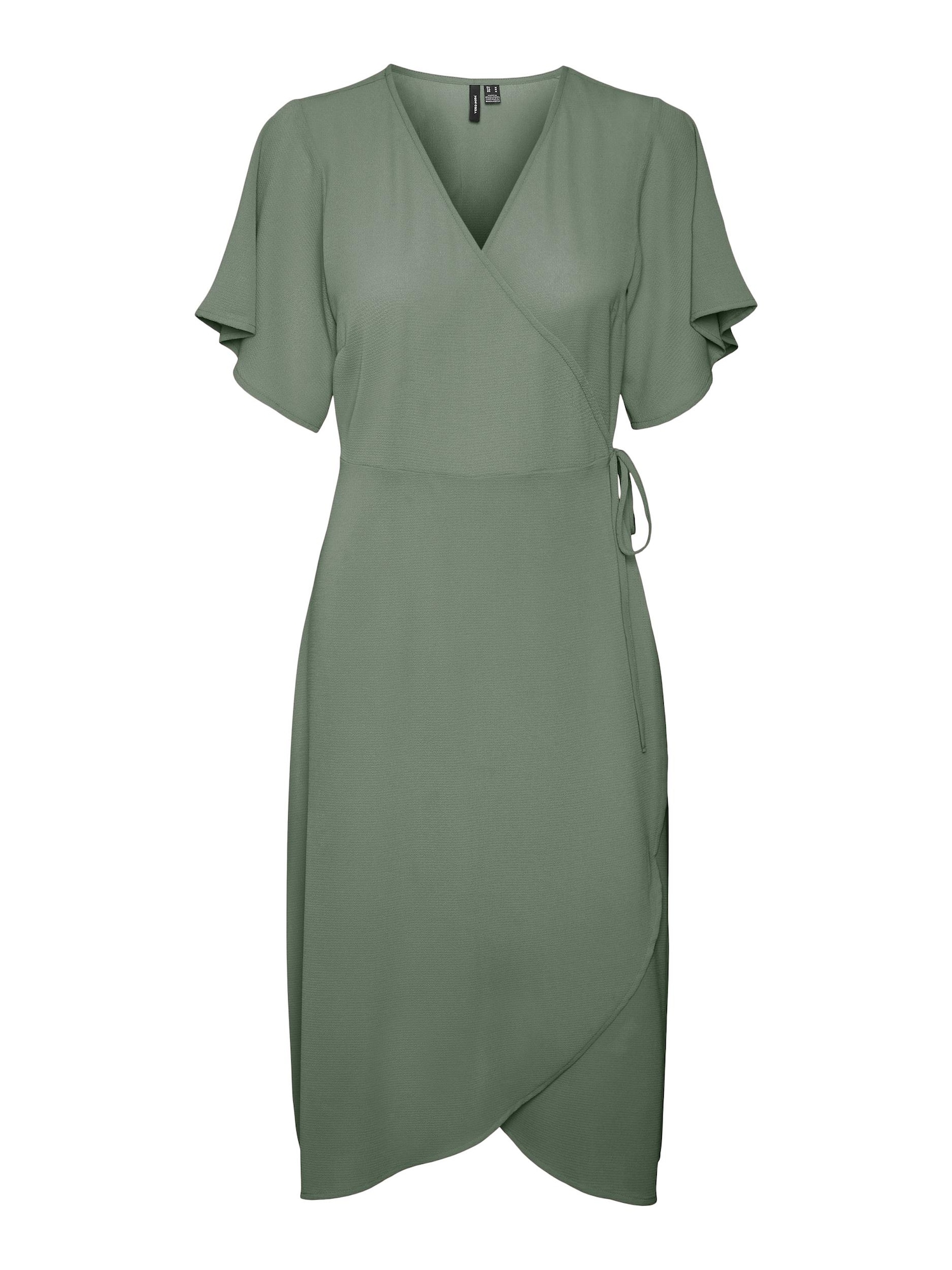 VERO MODA Vestido 'Saki' verde oscuro — cómo vestir y qué prendas favorecen a una figura con pecho grande