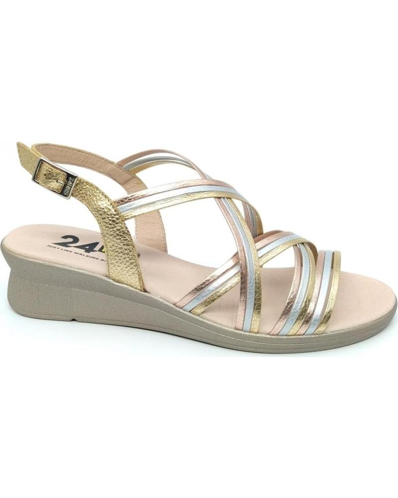 24 HORAS SANDALIAS 26810 CON TIRAS CRUZADAS VARIOS COLORES