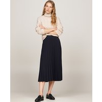 Tommy Hilfiger - Falda midi plisada. — cómo elegir y combinar la falda midi y encontrarla por foto
