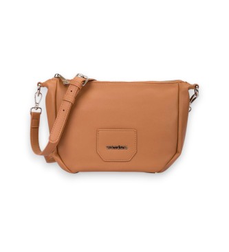 Wonders para mujer. WB-55033 Bolso Cross marrón (OSFA), Casual, Poliuretano