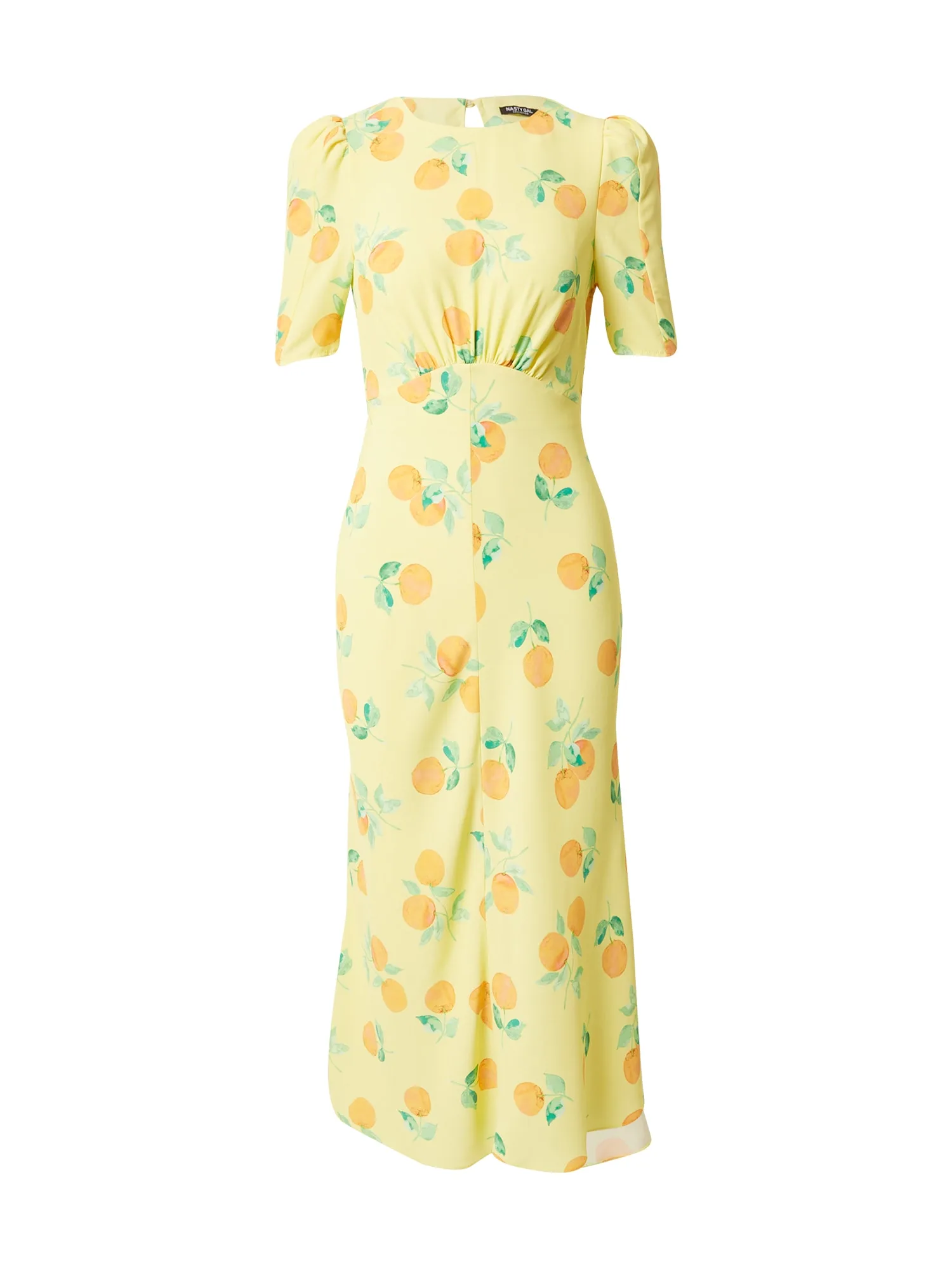 Nasty Gal Vestido amarillo / dorado / verde / verde pastel — outfits y moda de Mujeres Imperfectas (serie turca)
