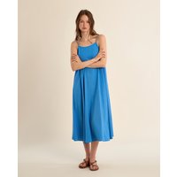 Molly Bracken - Vestido largo de tirantes y lazada. — cómo elegir y encontrar el vestido midi perfecto por foto