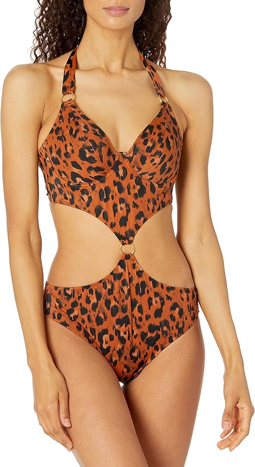 Freya Roar Instinct Underwire Monokini, 30DD, Leopard : Amazon.fr: Mode