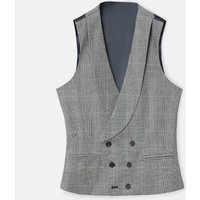 Silbon - Chaleco de traje chaque silbon principe de gales gris.
