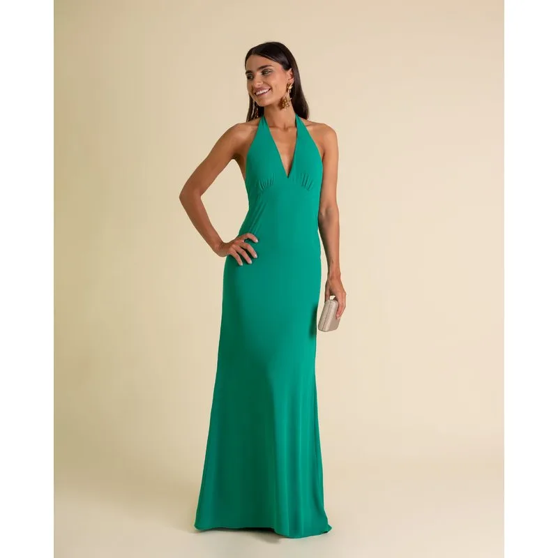 The-Are - Vestido largo sin mangas. — alternativa para invitada de boda