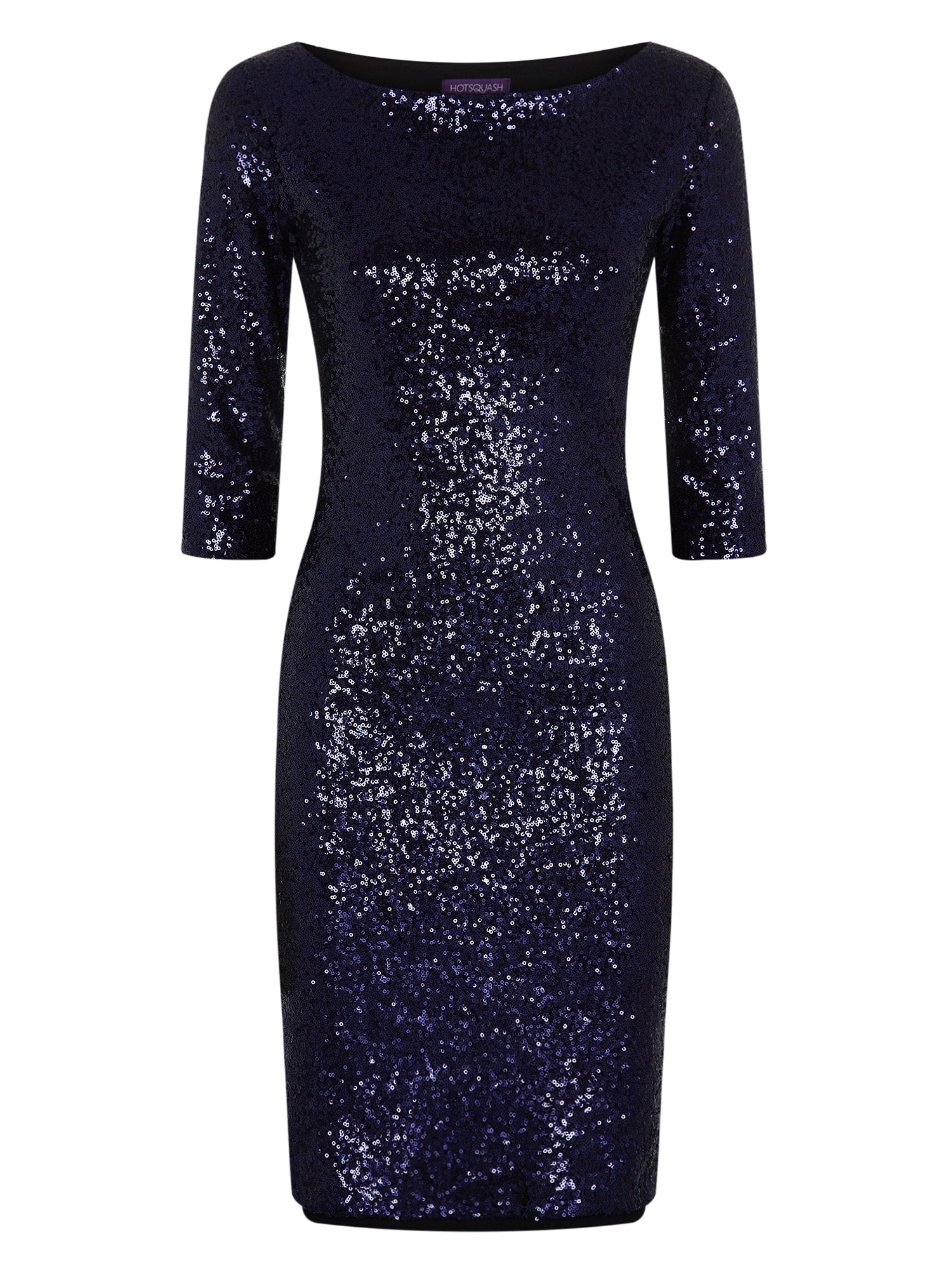 HotSquash Vestido de gala azul — vestido de Nochevieja estilo Cristina Pedroche en España 2026