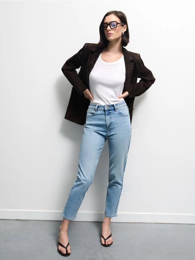 Mohito - Mom Jeans - Blau — 90er-Jahre-Outfit zum Nachshoppen