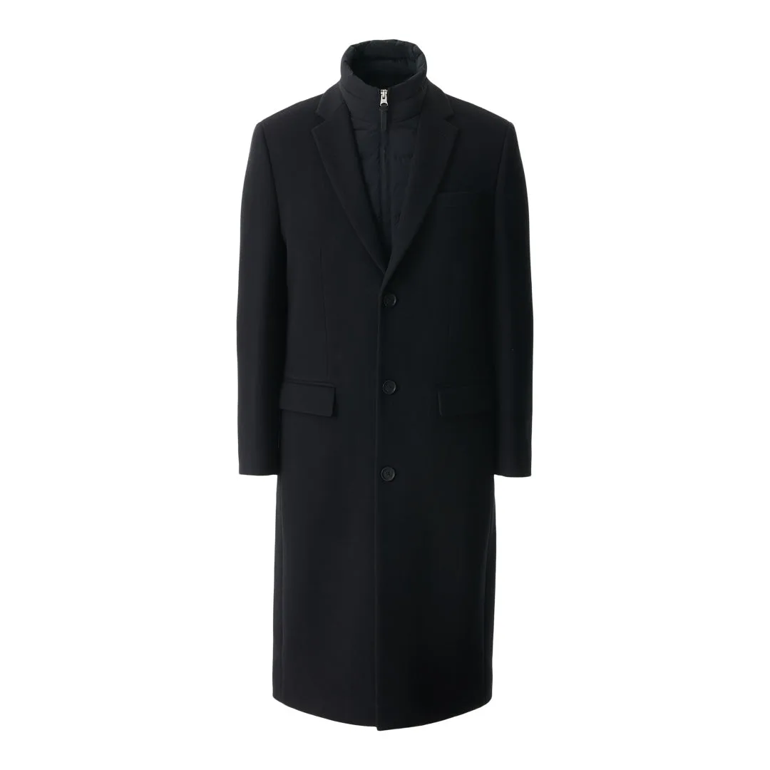 Mackage Skai-lg 3-in-1 Wool Coat With Removable Down Liner In Black, Size: 40 — alternative aux tenues de Tommy Shelby dans Peaky Blinders