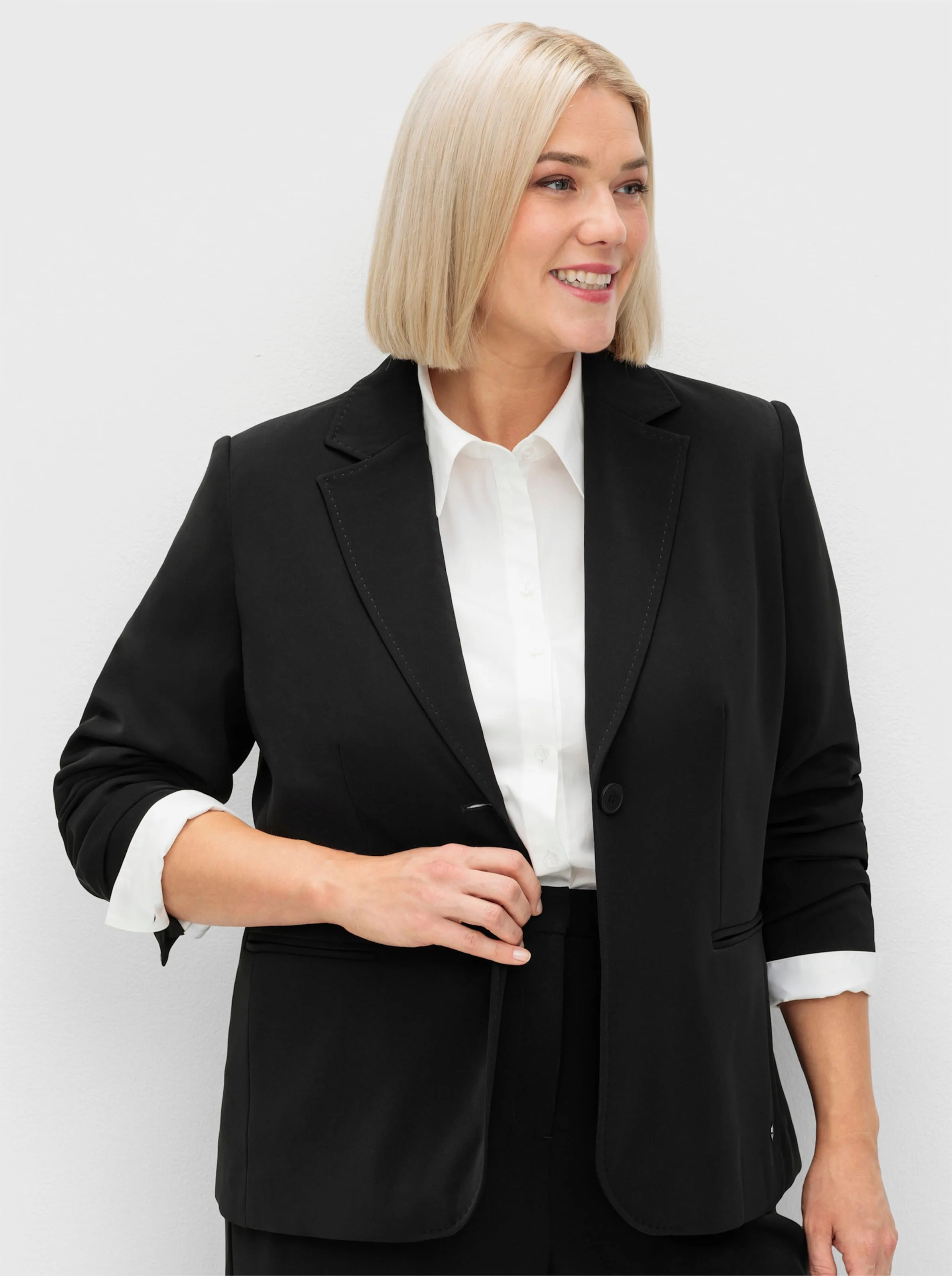 Blazer mit Reverskragen