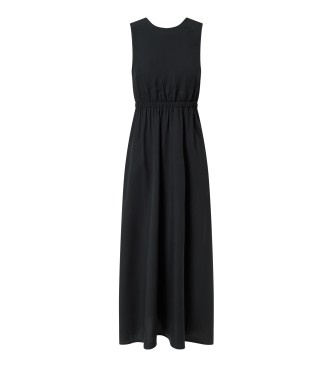 ECOALF para mujer. MCWGADRKARL00194S25-319 Vestido Karl negro (L), Casual, Modal, Sin mangas / Tirantes, Sostenible — ropa que disimula la barriga o zona abdominal en España 2026