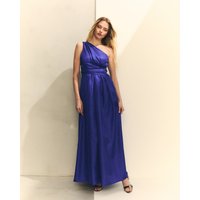 Hannibal Laguna Collection - Vestido largo con tirante asimétrico drapeado. — cómo elegir y encontrar el vestido de fiesta perfecto por foto