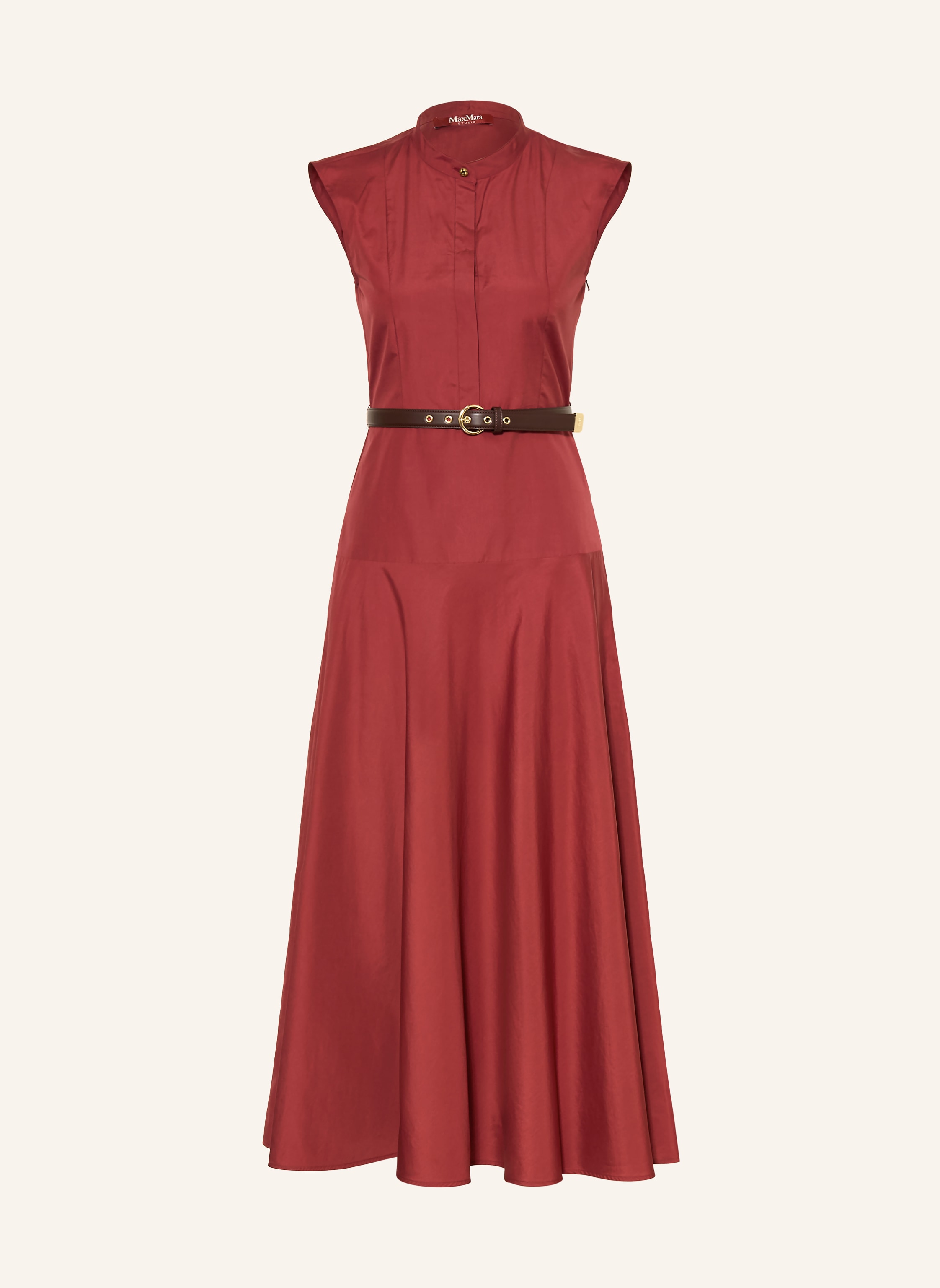 Max Mara STUDIO Kleid GESTO — wie man einen Rechteck- oder H-Typ kleidet und optische Kurven schafft