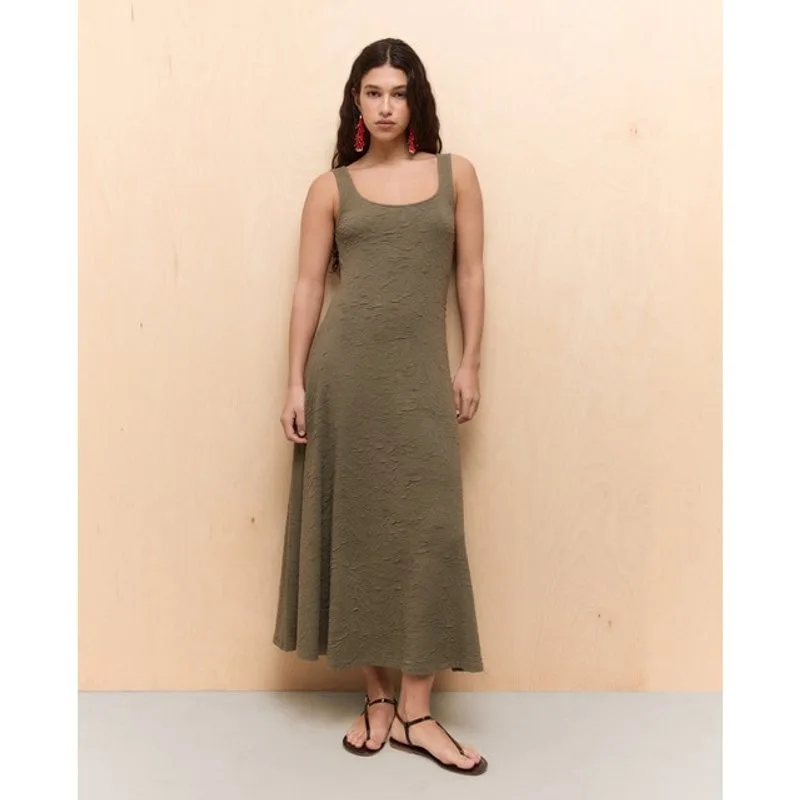 Easy Wear - Vestido tirantes midi de mujer. — alternativa para invitada de boda