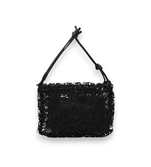 Hispanitas para mujer. BV264728 Bolso Bolsos negro (OSFA), Casual, Poliuretano — alternativas asequibles al bolso Chanel 26 (Preppy Coco) de primavera-verano 2026