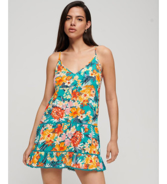 Superdry para mujer. W8011670A Minivestido De Playa multicolor (M), Casual, Viscosa, Sin mangas / Tirantes — cómo elegir y encontrar el vestido de verano perfecto por foto