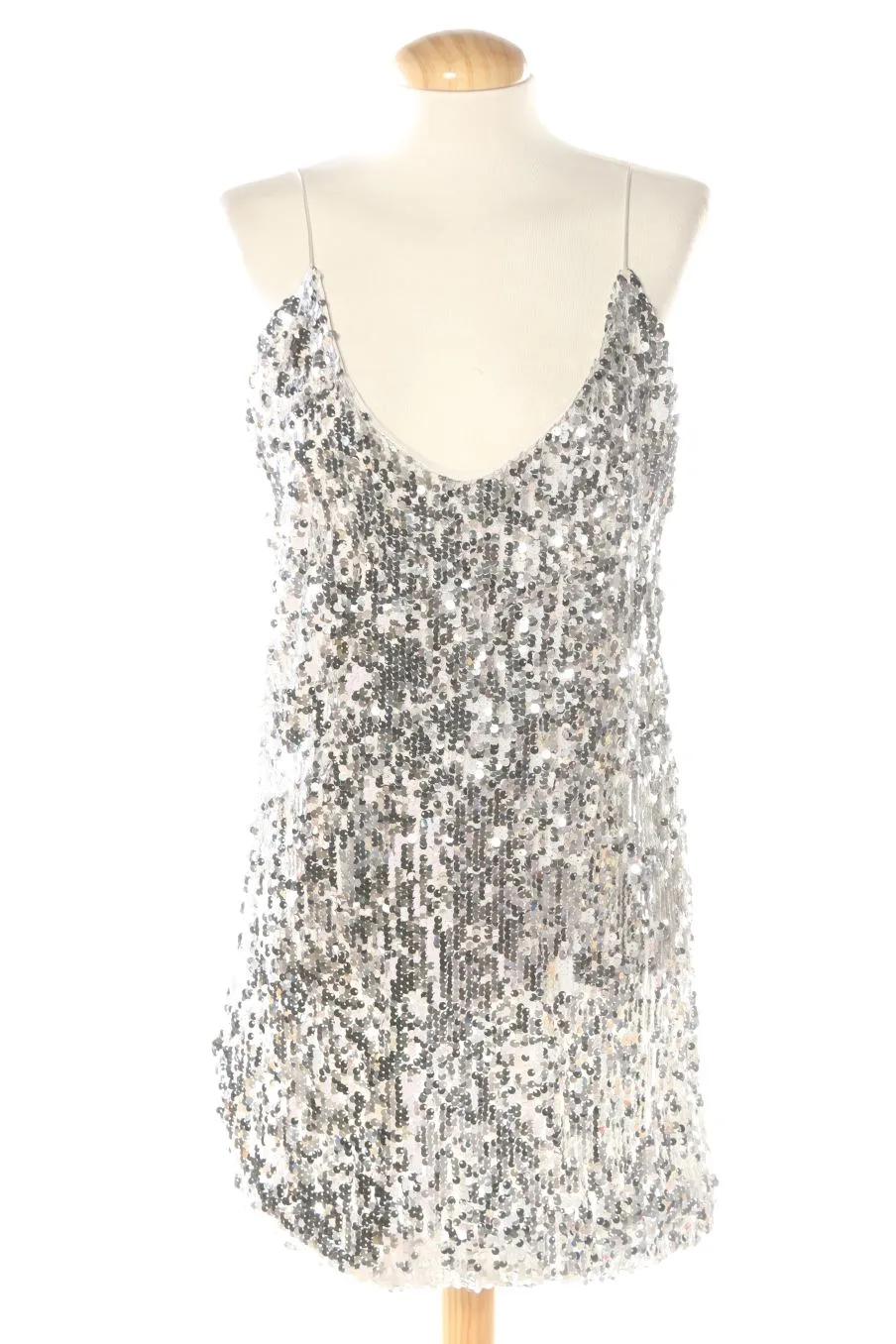 Vestido casual de PERCENTIL de color Plateado de segunda mano. — alternativa a los vestidos de fiesta de Toni Fernández