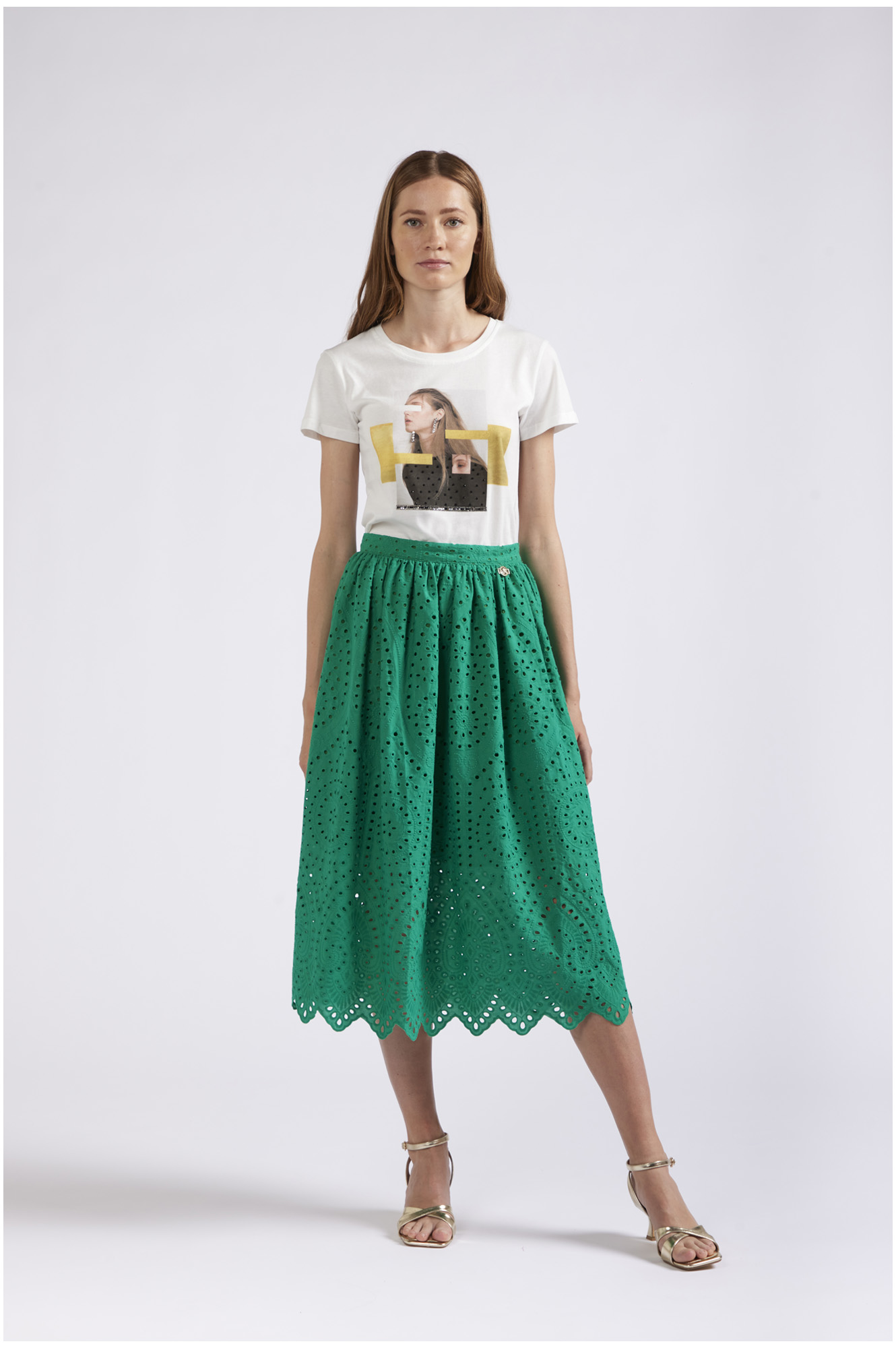 falda de sangallo green s — cómo elegir y combinar la falda midi y encontrarla por foto