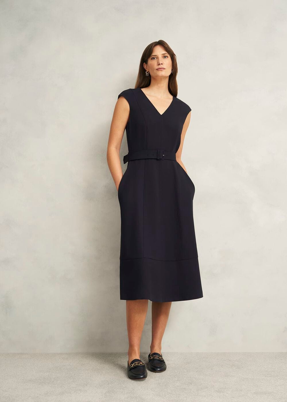 Carolyn A-Line Dress — A-line dress for an apple-shaped figure