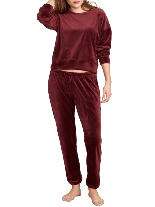 The Cozy Velour Lounge Set — early 2000s fashion outfit
