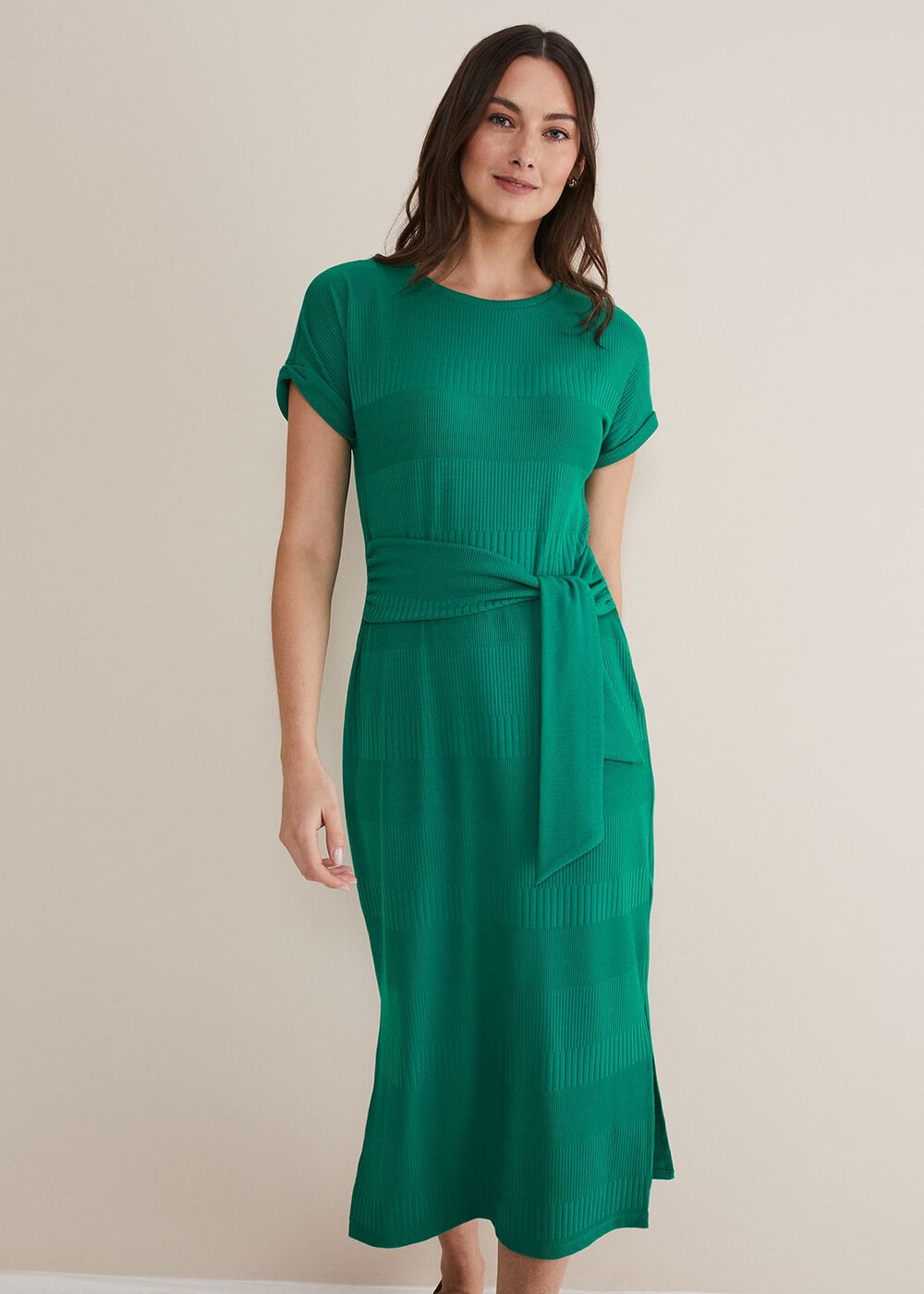 Yazmina Jersey Midi Dress — dress for a rectangle figure