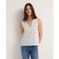 Sfera - Camiseta bordado lazadas. — qué blusas y camisas de mujer se llevan en 2026 y cómo encontrarlas por foto