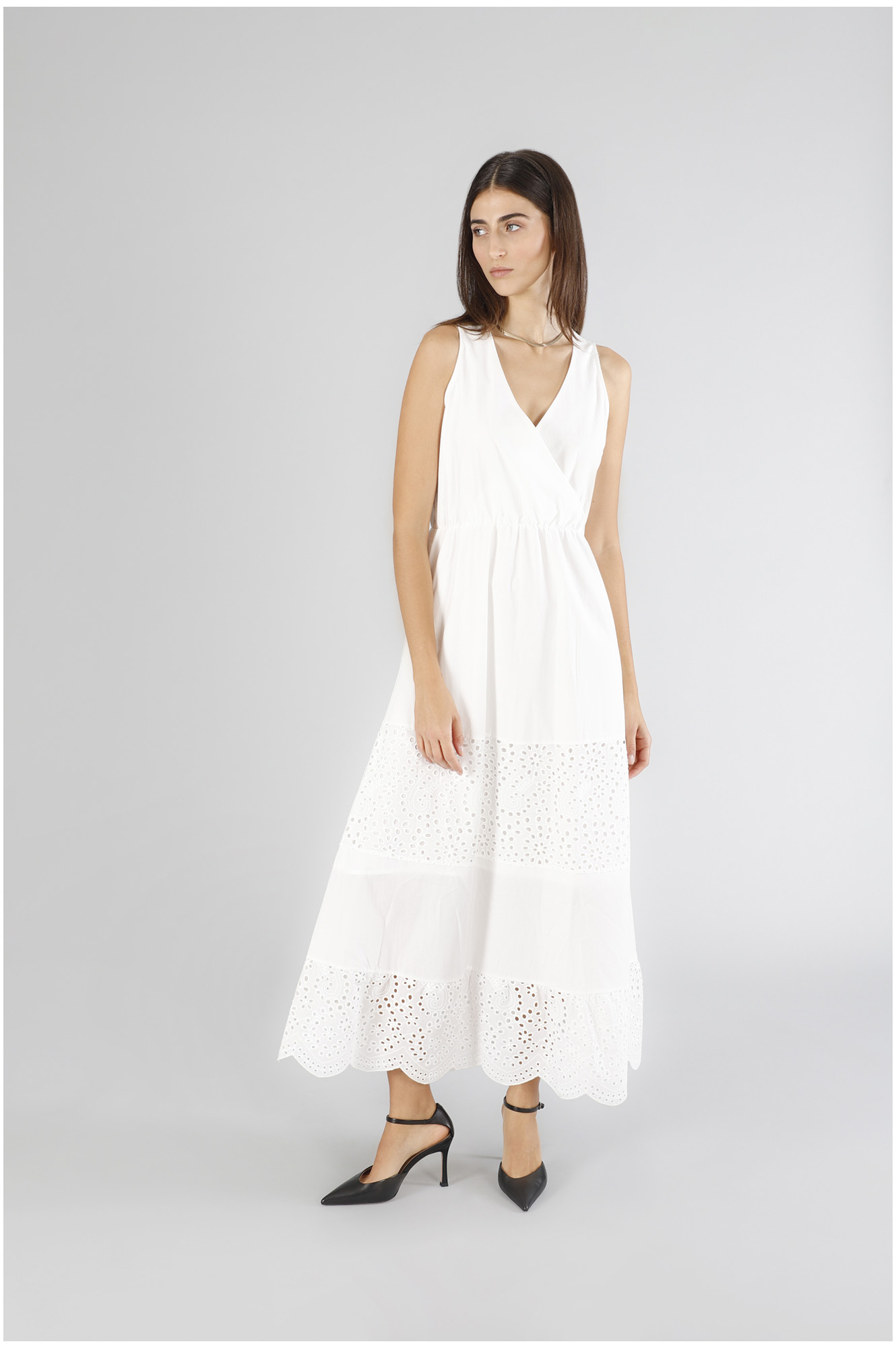vestido largo con volantes bordado inglés white s — cómo elegir y encontrar el vestido de verano perfecto por foto
